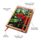 Christmas Stained Glass Design 031 - Vegan Leather Journal