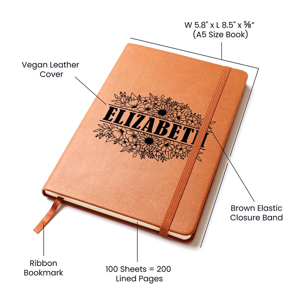 Elizabeth v2 - Vegan Leather Journal