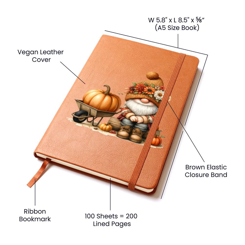 Gnome 0636 - Vegan Leather Journal