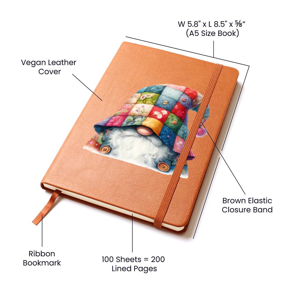 Gnome 0493 - Vegan Leather Journal