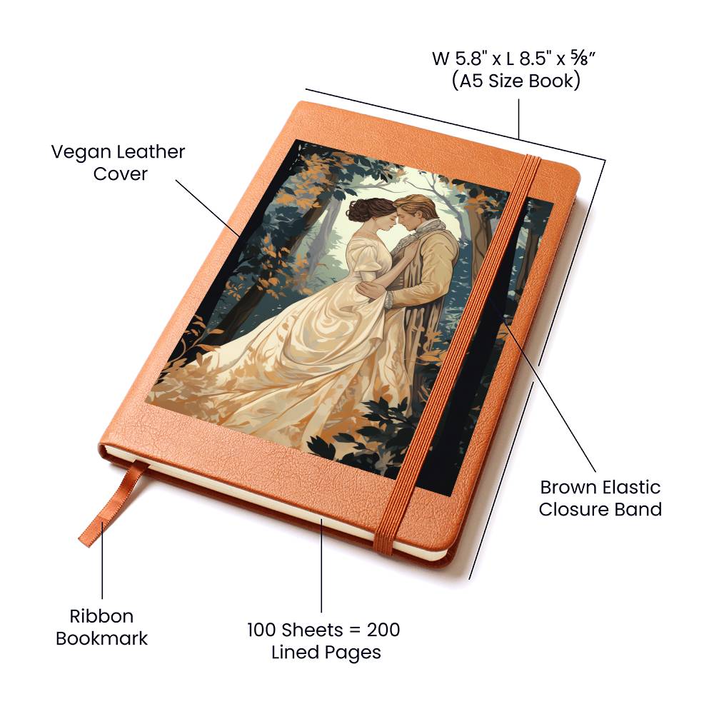 Valentine's Day Art 362 - Vegan Leather Journal