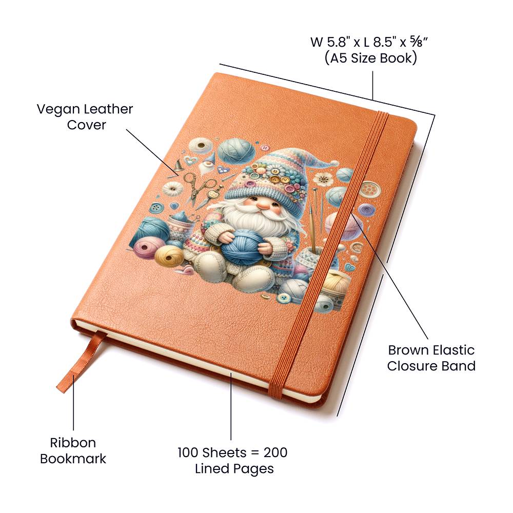 Gnome 0229 - Vegan Leather Journal