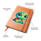 Cute Turtle sticker 201 - Vegan Leather Journal