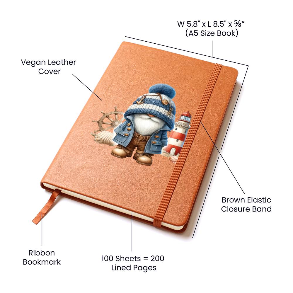 Gnome 0654 - Vegan Leather Journal