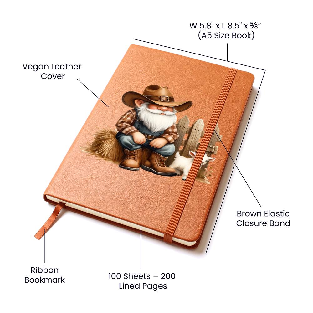 Gnome 0553 - Vegan Leather Journal