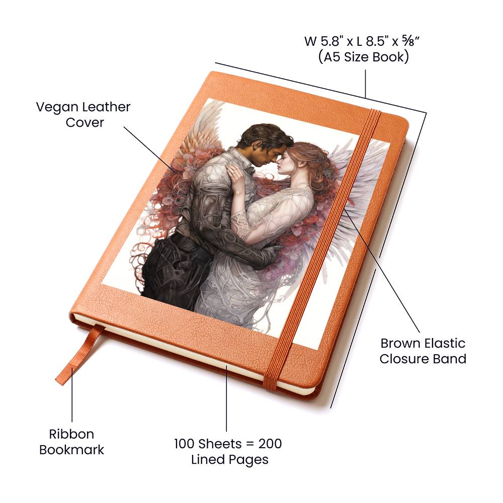 Valentine's Day Art 060 - Vegan Leather Journal
