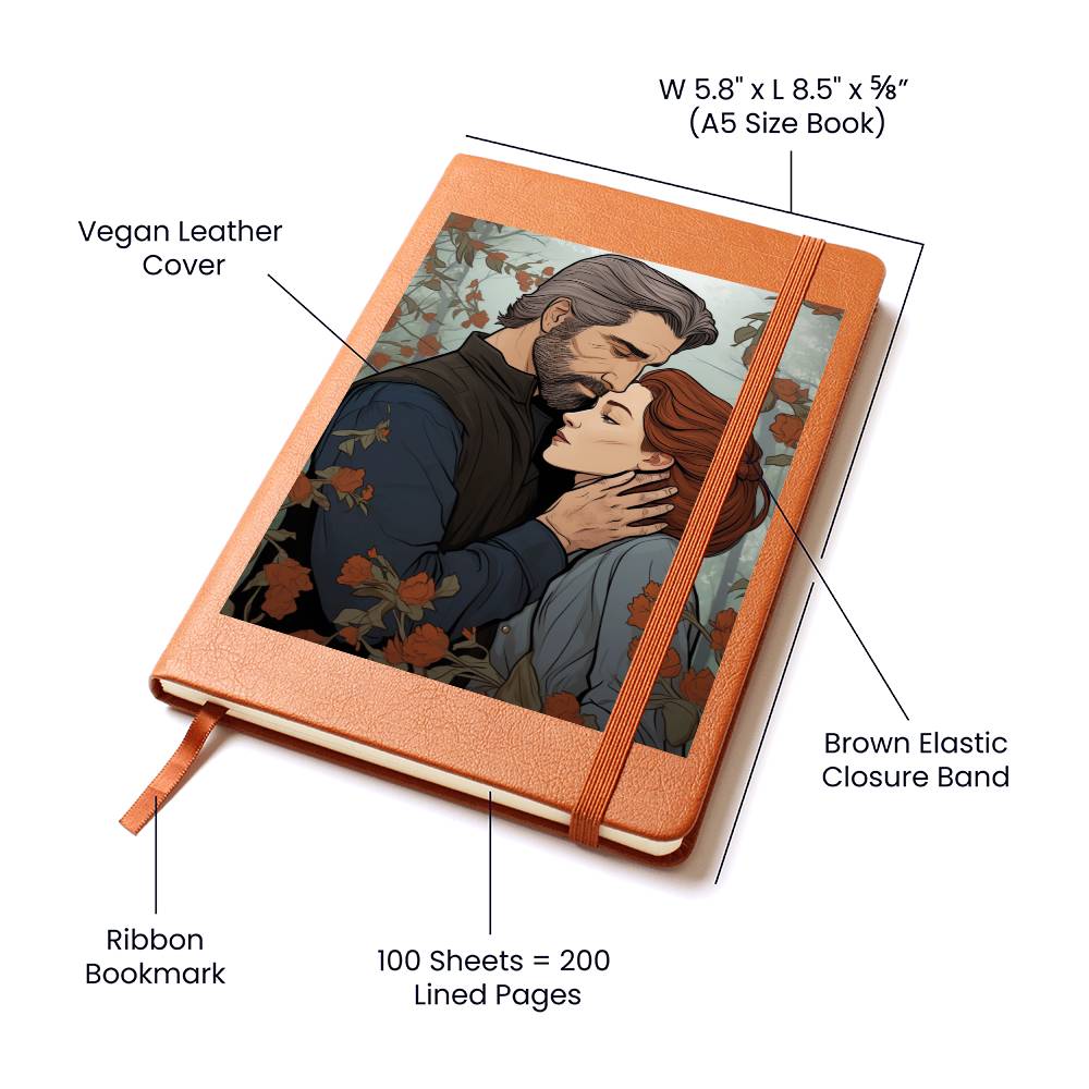 Valentine's Day Art 040 - Vegan Leather Journal