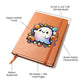 Cute Halloween Sticker 118 - Vegan Leather Journal