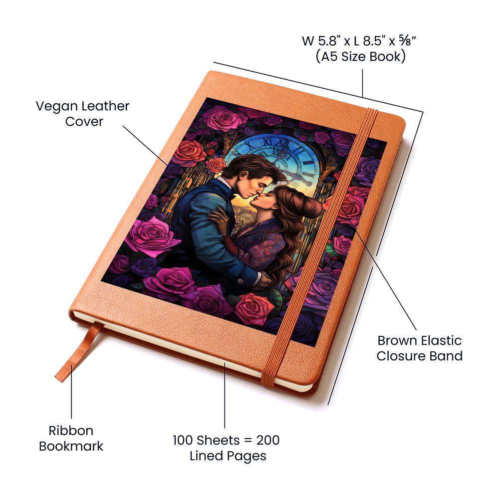 Valentine's Day Art 412 - Vegan Leather Journal