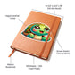 Cute Turtle sticker 203 - Vegan Leather Journal