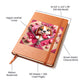 Valentine's Day Dog And Zipper 011 - Vegan Leather Journal