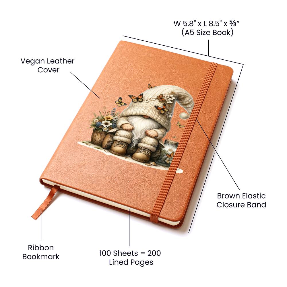 Gnome 1283 - Vegan Leather Journal