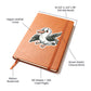 Cute Albatross sticker 03 - Vegan Leather Journal