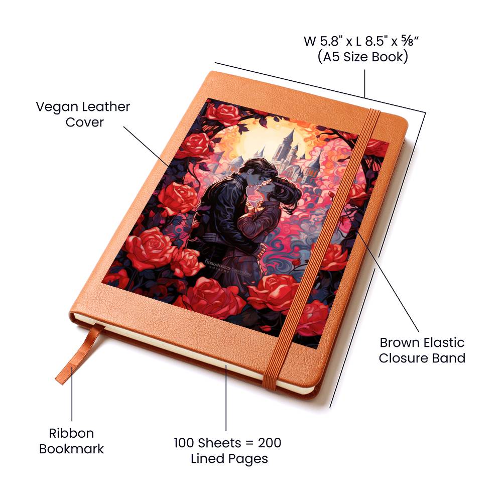 Valentine's Day Art 075 - Vegan Leather Journal
