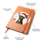Christmas Dog - Miniature Pinscher - Vegan Leather Journal