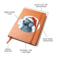 Christmas Dog - Blue Lacy - Vegan Leather Journal