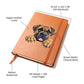Boerboel Peeking - Vegan Leather Journal