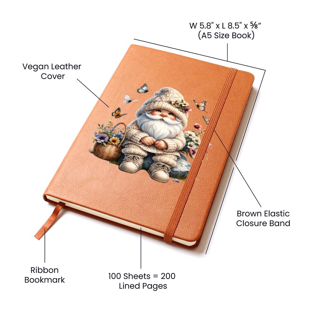 Gnome 1277 - Vegan Leather Journal
