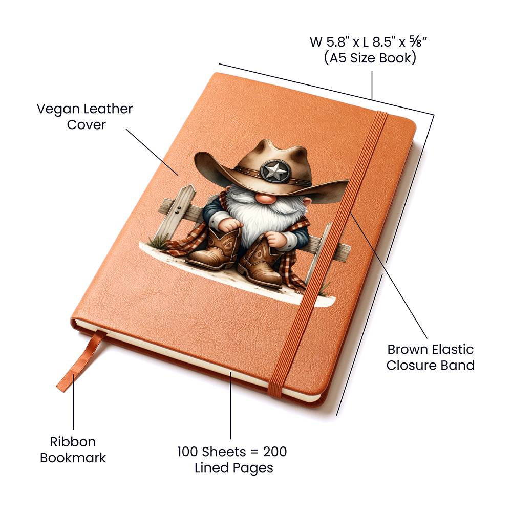 Gnome 0969 - Vegan Leather Journal