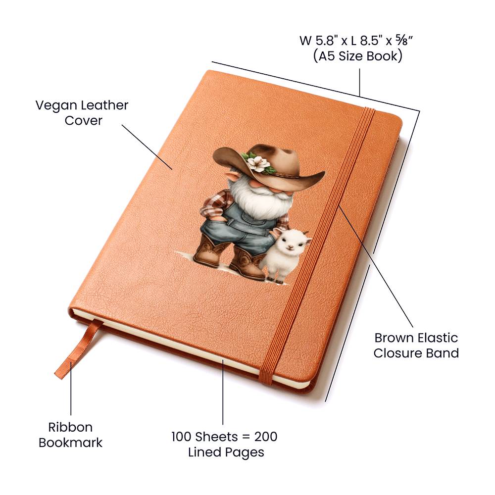 Gnome 0481 - Vegan Leather Journal