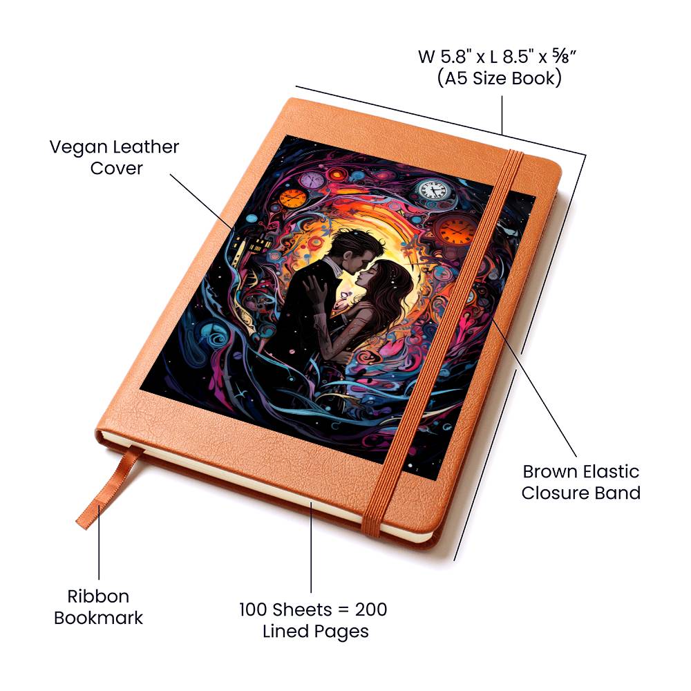 Valentine's Day Art 356 - Vegan Leather Journal
