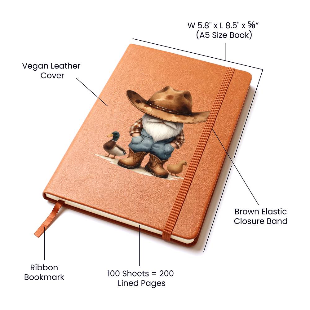 Gnome 0447 - Vegan Leather Journal