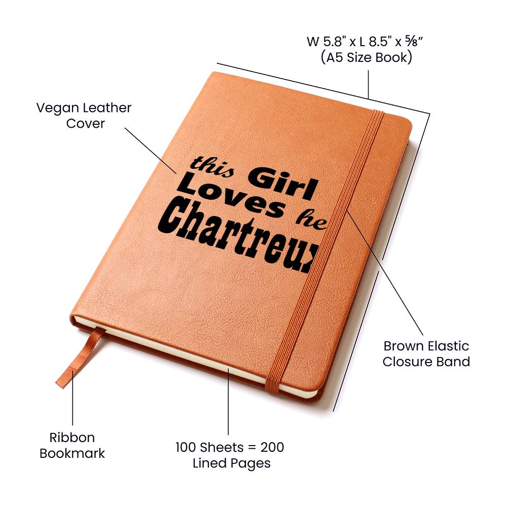 This Girl Loves Her Chartreux - Vegan Leather Journal