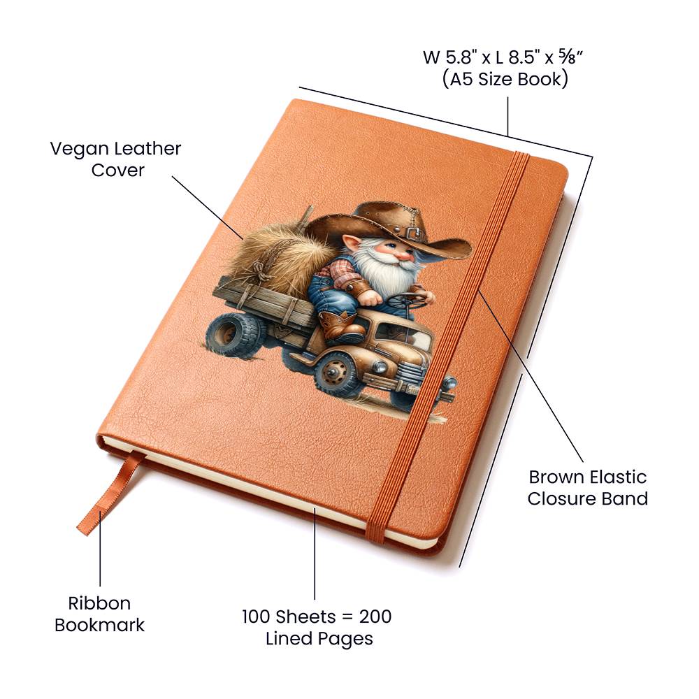 Gnome 0546 - Vegan Leather Journal
