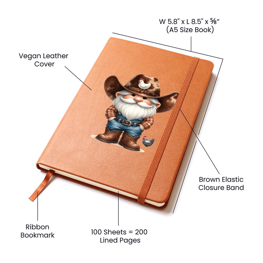 Gnome 0456 - Vegan Leather Journal