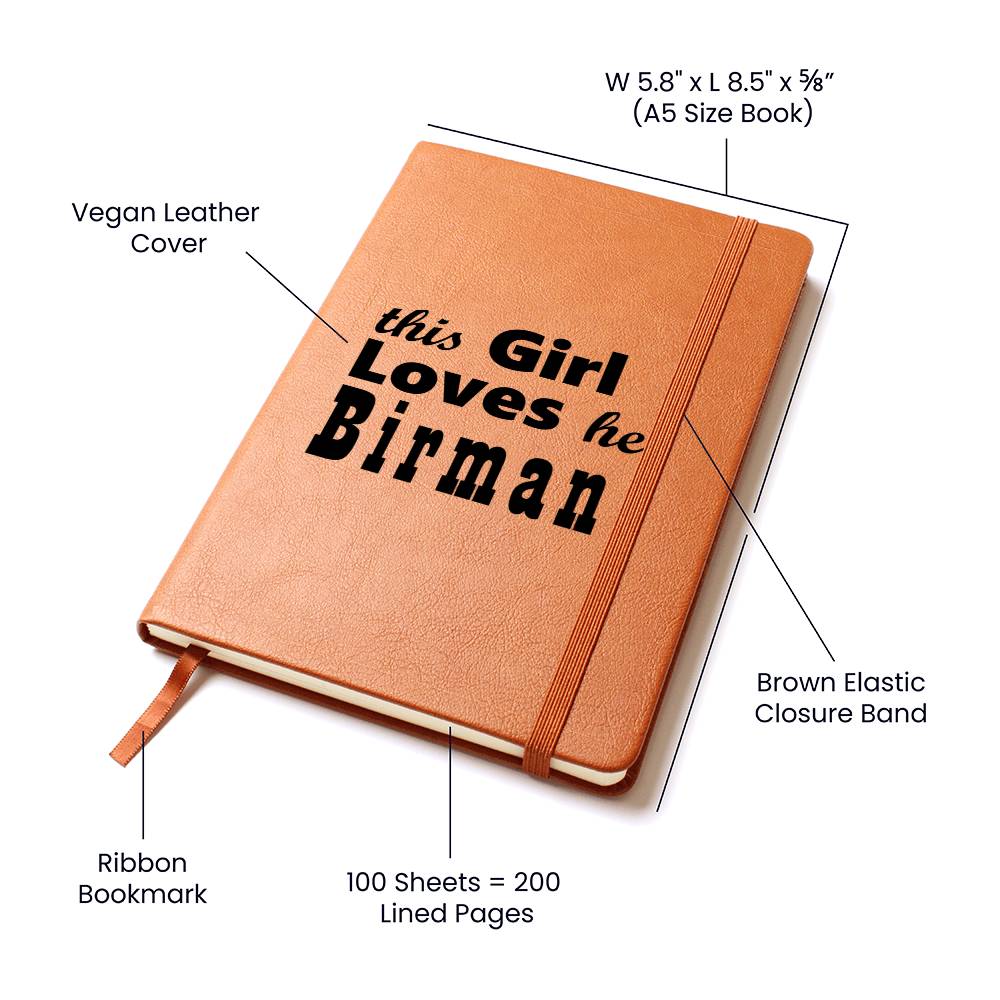 Birman - Vegan Leather Journal
