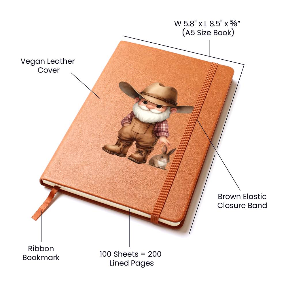 Gnome 0488 - Vegan Leather Journal