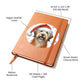 Christmas Dog - Otterhound - Vegan Leather Journal