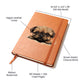 Brussels Griffon Peeking - Vegan Leather Journal