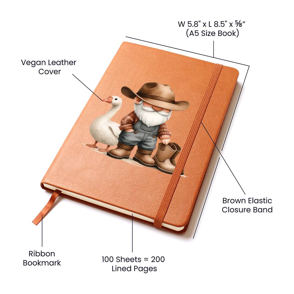 Gnome 0486 - Vegan Leather Journal