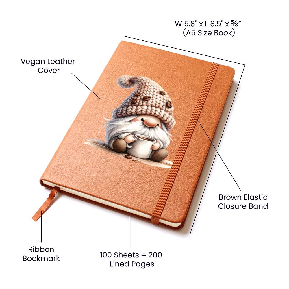 Gnome 1247 - Vegan Leather Journal
