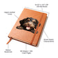 Barbet Peeking - Vegan Leather Journal