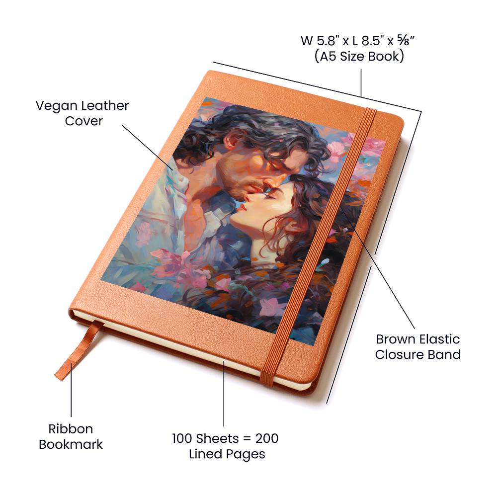 Valentine's Day Art 309 - Vegan Leather Journal