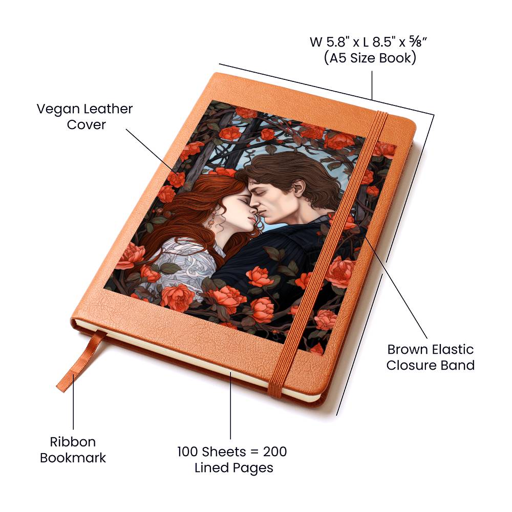Valentine's Day Art 476 - Vegan Leather Journal