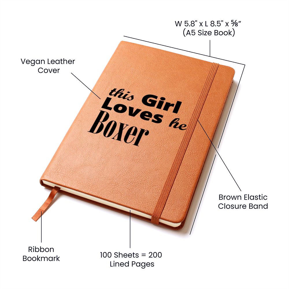 Boxer - Vegan Leather Journal