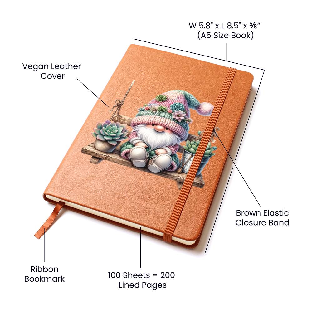 Gnome 1338 - Vegan Leather Journal