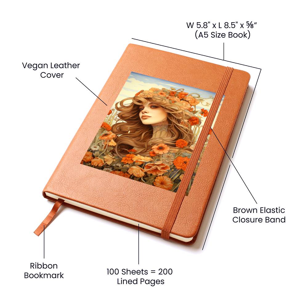 Goddess 004 - Vegan Leather Journal