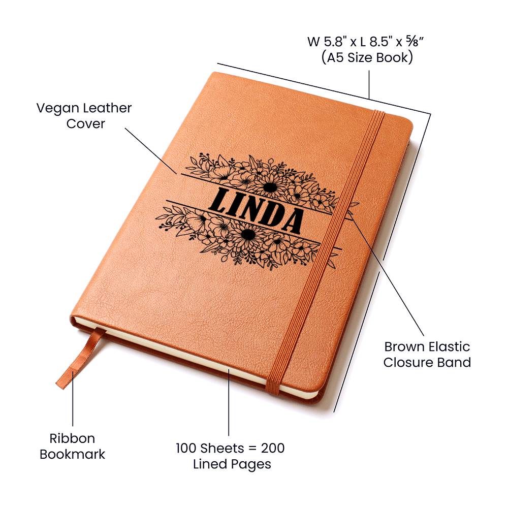 Linda v2 - Vegan Leather Journal