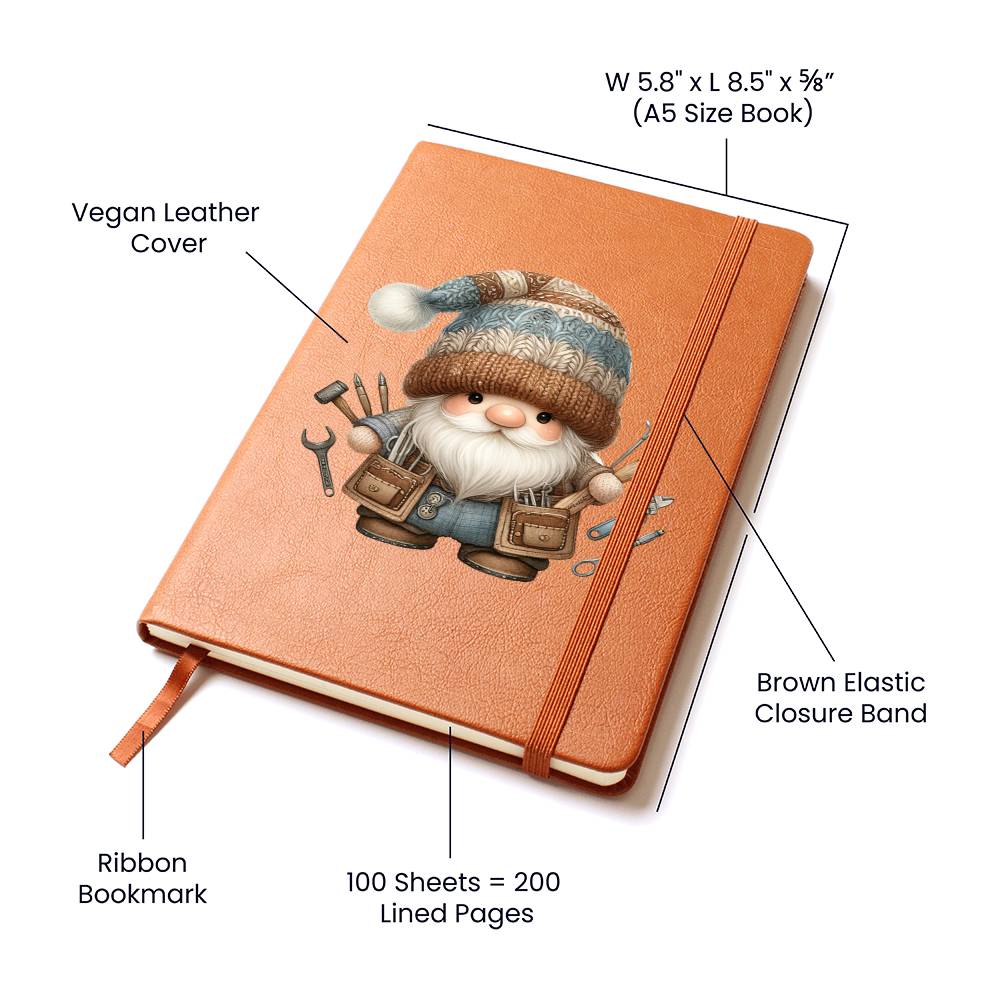 Gnome 0529 - Vegan Leather Journal
