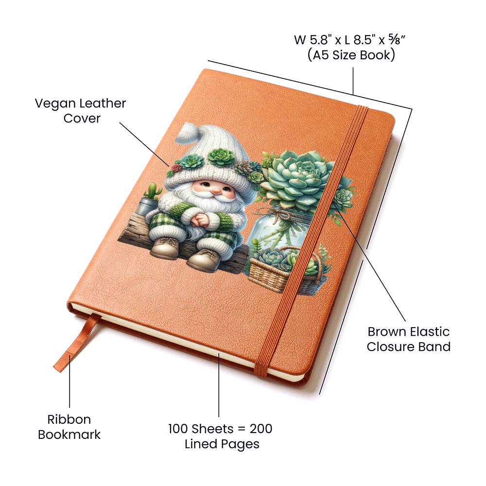 Gnome 0939 - Vegan Leather Journal