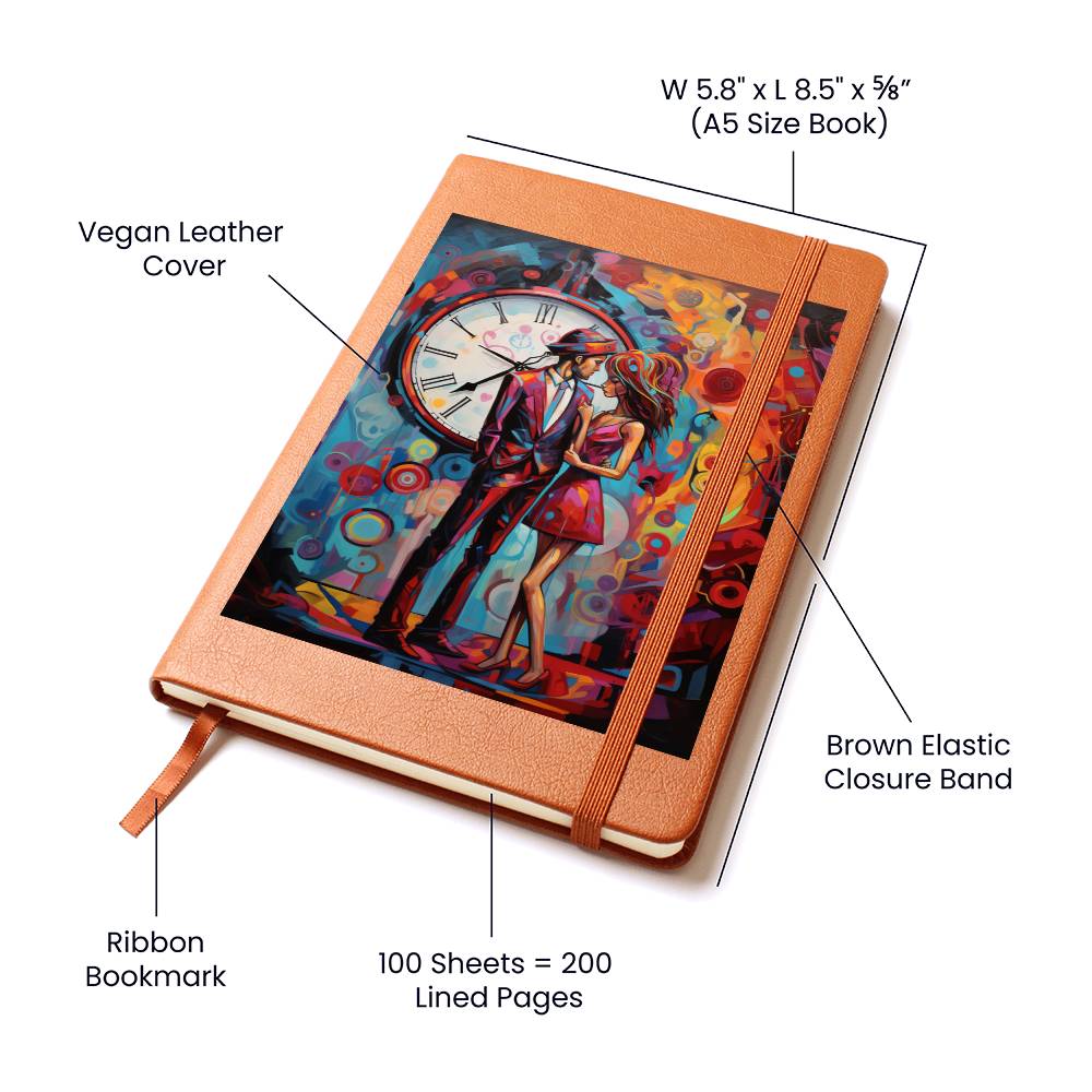 Valentine's Day Art 286 - Vegan Leather Journal