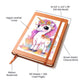 Cute Unicorn 095 - Vegan Leather Journal