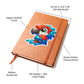 Cute Macaw sticker 90 - Vegan Leather Journal