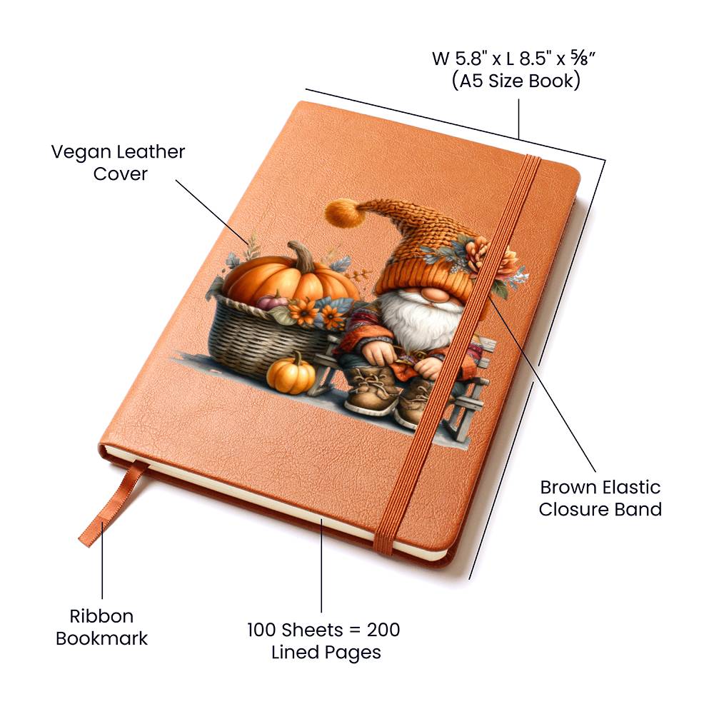 Gnome 0609 - Vegan Leather Journal