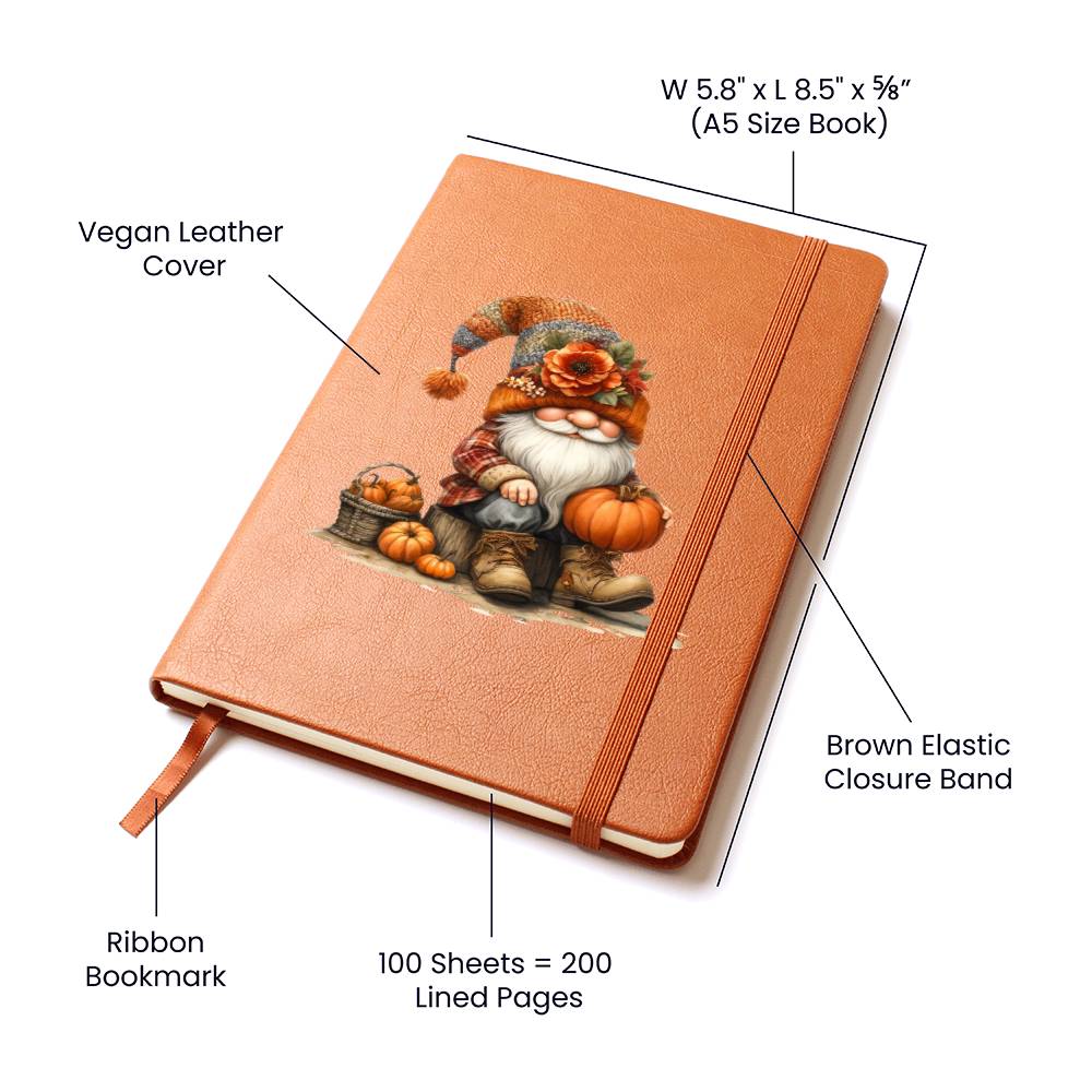 Gnome 0597 - Vegan Leather Journal