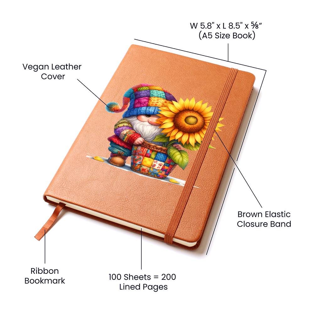Gnome 0516 - Vegan Leather Journal